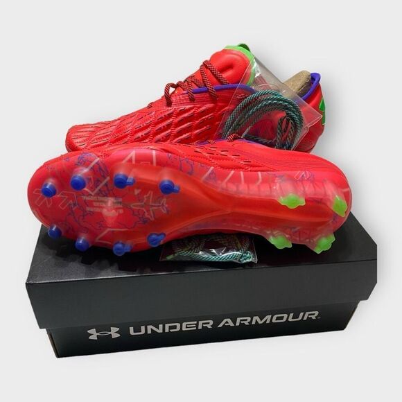 Under Armour Clone Magnetico Elite 3 FG Soccer Cleats 3026740-600 Mens size 8 main image 5